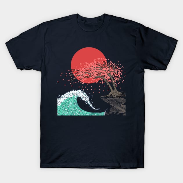 Sakura Blossom T-Shirt by UmarGhouse